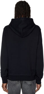 Diesel Heren 978 Motief Hoodie (Zwart)