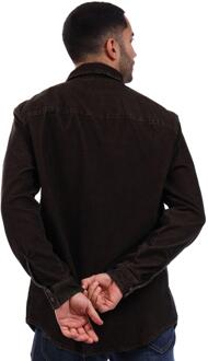 Diesel Heren D-Simply Overshirt (Bruin) - L