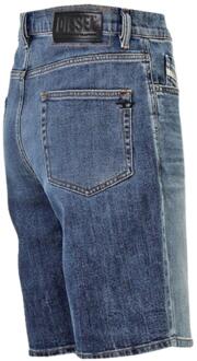 Diesel Heren D-Strukt Jean Korte Broek (Medium Blauw) - maat Middelblauw