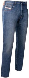 Diesel Heren D-Yennox Tapered Jeans (Middenblauw) - maat