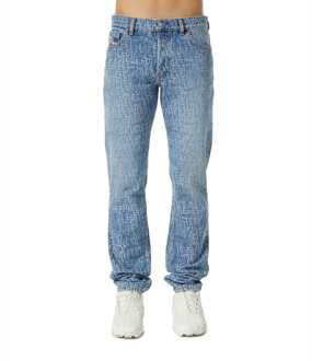 Diesel Heren Diesel 1995 D-Sark Straight Jeans in Blauw