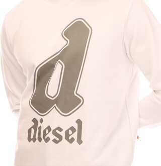 Diesel Heren Diesel S-Gir 13-1 Sweatshirt in Wit