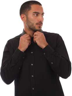 Diesel Heren Diesel S-Holls Regular-Fit Shirt in Zwart - L