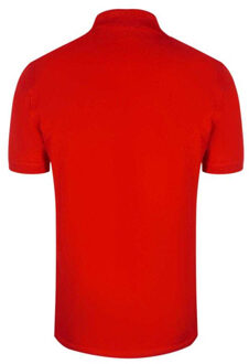 Diesel Heren Driehoekig Logo Poloshirt (Rood)