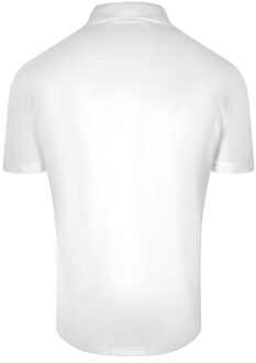 Diesel Heren Driehoekig Logo Poloshirt (Wit) - XL