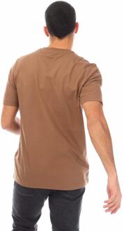Diesel Heren Gewoon 6-2 T-Shirt (Bruin)