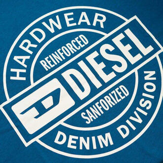 Diesel Heren Hardware Circle T-Shirt (Blauw Sapphire) - maat L