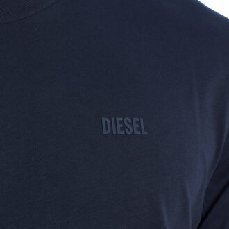 Diesel Heren Korte Mouwen Katoenen T-shirt A18997_RPATI - maat Blauw