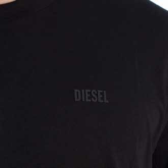 Diesel Heren Korte Mouwen Katoenen T-shirt A18997_RPATI - maat S Zwart
