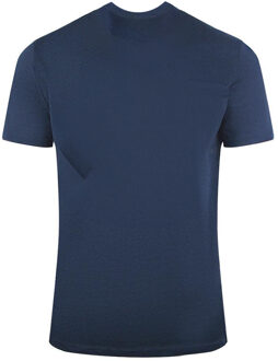 Diesel Heren Logo Outline T-Shirt (Totale Verduistering) - maat XL Zwart/bruin