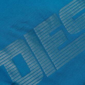 Diesel Heren Monotone Logo Hoodie (Blauwe Saffier) - XL