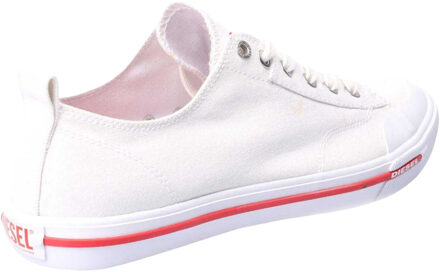 Diesel Heren S-Athos Lage Sneakers (Wit) - EU 41 / UK 7.5