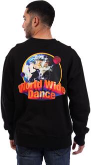 Diesel Heren S-Macs Sweatshirt met ronde hals (Zwart) - maat XL