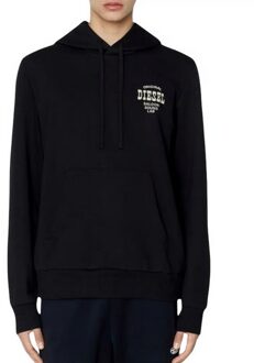 Diesel Heren Saloon Logo Hoodie (Zwart) - maat M