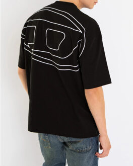 Diesel Heren t-boggy megoval Zwart