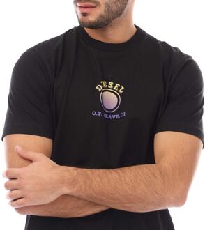 Diesel Heren T-Just 5-1 T-Shirt (Zwart)