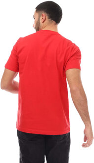 Diesel Heren T-Just 8-3 Logo T-Shirt (Rood)