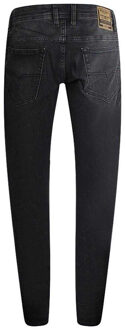 Diesel Heren Tommer-R Denim Faded Jeans (Zwart)