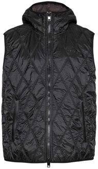 Diesel Herenco Quilted Gilet (Zwart) - M