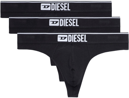 Diesel Herenstrings 3-pack zwart - XL