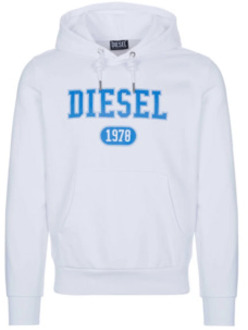 Diesel Hoodie Diesel , Wit , Heren - Xl,L,M,S