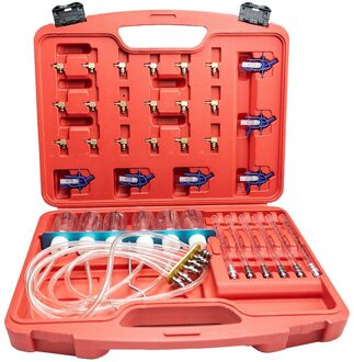 Diesel Injector Flow Meter Adapter Set Rail Lek-Off Tester Kit Brandstof Tester Flowmeter Accessoire Efficiënte