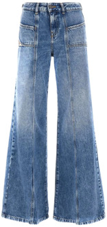 Diesel Klassieke Denim Jeans voor Dagelijks Gebruik Diesel , Blue , Dames - W28
