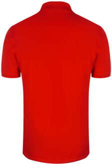 Diesel Klein Driehoekig Logo Rood Poloshirt