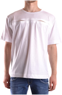 Diesel Korte Mouw T-shirt Diesel , White , Heren
