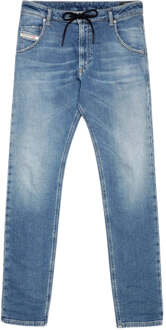 Diesel Krooley-yt Blauwe Sweatjeans