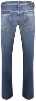 Diesel Larkee-X Straight Fit Stone Washed donkerblauwe jeans - maat
