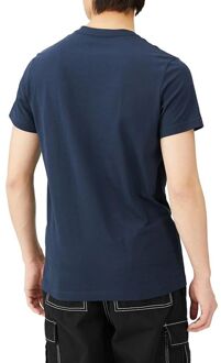 Diesel Logo Grafisch T-Shirt met Korte Mouwen Donkerblauw