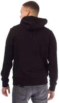 Diesel Mannen Verstoorde Hoodie (Zwart) - maat M