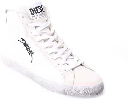 Diesel Men's Diesel S-Leroji Mid Trainers in White Wit