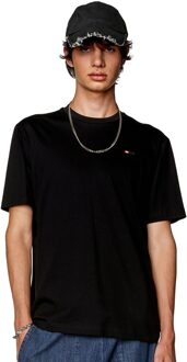 Diesel Men's Diesel T-Just-Microdiv T-Shirt in Black Zwart