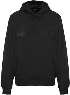 Diesel Monotone Logo Zwarte Kaviaar Hoodie - maat L