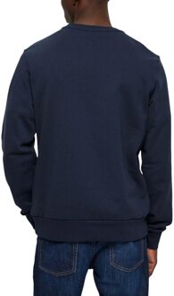 Diesel Monotone Marineblauwe Sweatshirt Navy/blauw