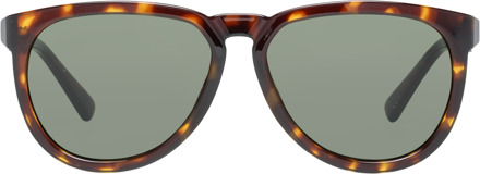 Diesel ovale unisex donkere havana groene zonnebril Bruin