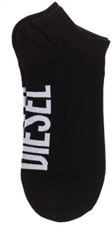 Diesel Pack-3 Katoenen enkelsokken voor heren 00SI8H-0LDAZ Zwart - M