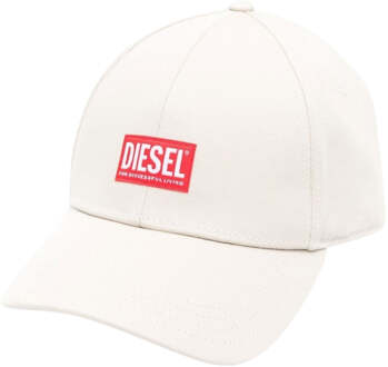 Diesel patch-logo witte dop
