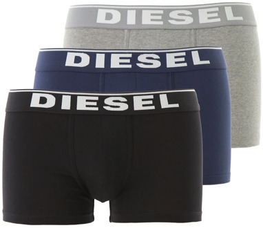Diesel Reserveer 3-Pack Sportieve Boxershorts Diesel , Gray , Heren - S,Xs