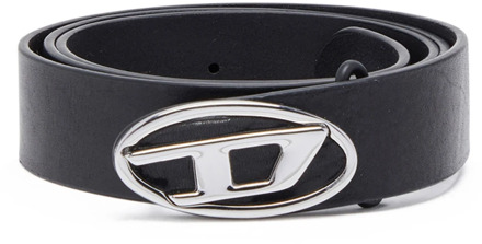 Diesel Reversible leather belt with Oval D logo Diesel , Black , Heren - 90 Cm,105 Cm,95 Cm,100 CM