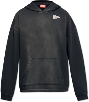 Diesel ‘S-Bunt-Hood’ hoodie Diesel , Black , Heren - XL