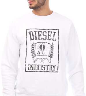 Diesel S-Gir 11-6 Sweatshirt voor heren in wit