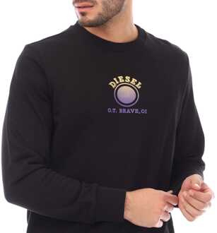 Diesel S-Gir 5-5 Sweatshirt voor heren in zwart