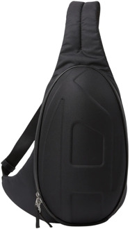 Diesel Shoulder Bags Diesel , Black , Heren - ONE Size