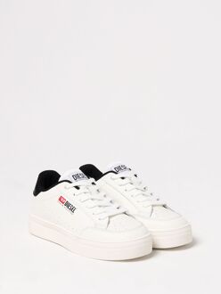 Diesel Skblowsneaker Casual Leren Sneakers Wit