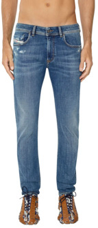 Diesel Skinny Fit Jeans met lage taille Diesel , Blue , Heren - W31,W32,W34 L34,W38,W36