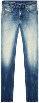 Diesel Skinny Jeans met Punk-Rock Attitude Diesel , Blue , Heren - W31 L32,W34 L32,W29 L32,W33 L32