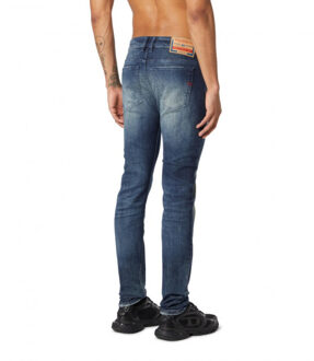 Diesel Sleenker 0adbm heren denim strak model die Indigoblauw - 31-32